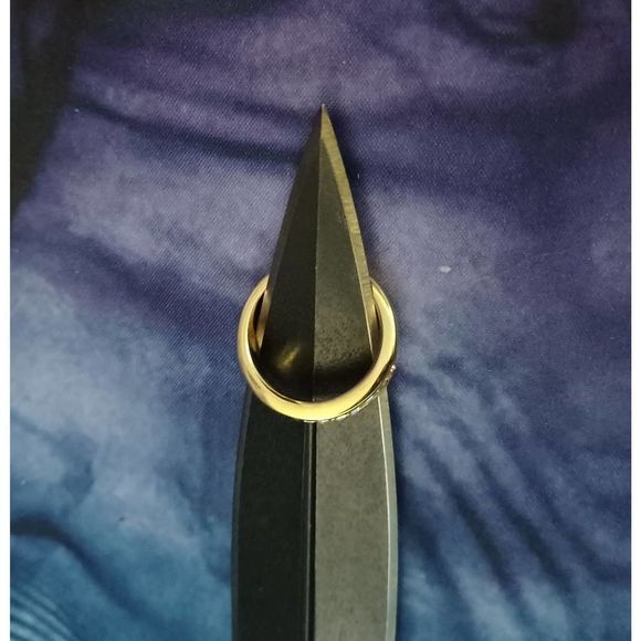 Swarovski Elements - Size 6¾ - 18K gold plated ring as pictured - Picture 3 of 6